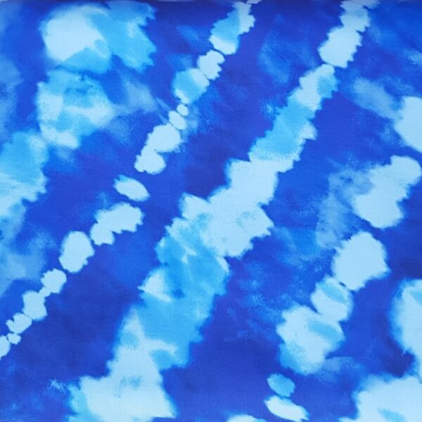 Badelycra tie tye blau